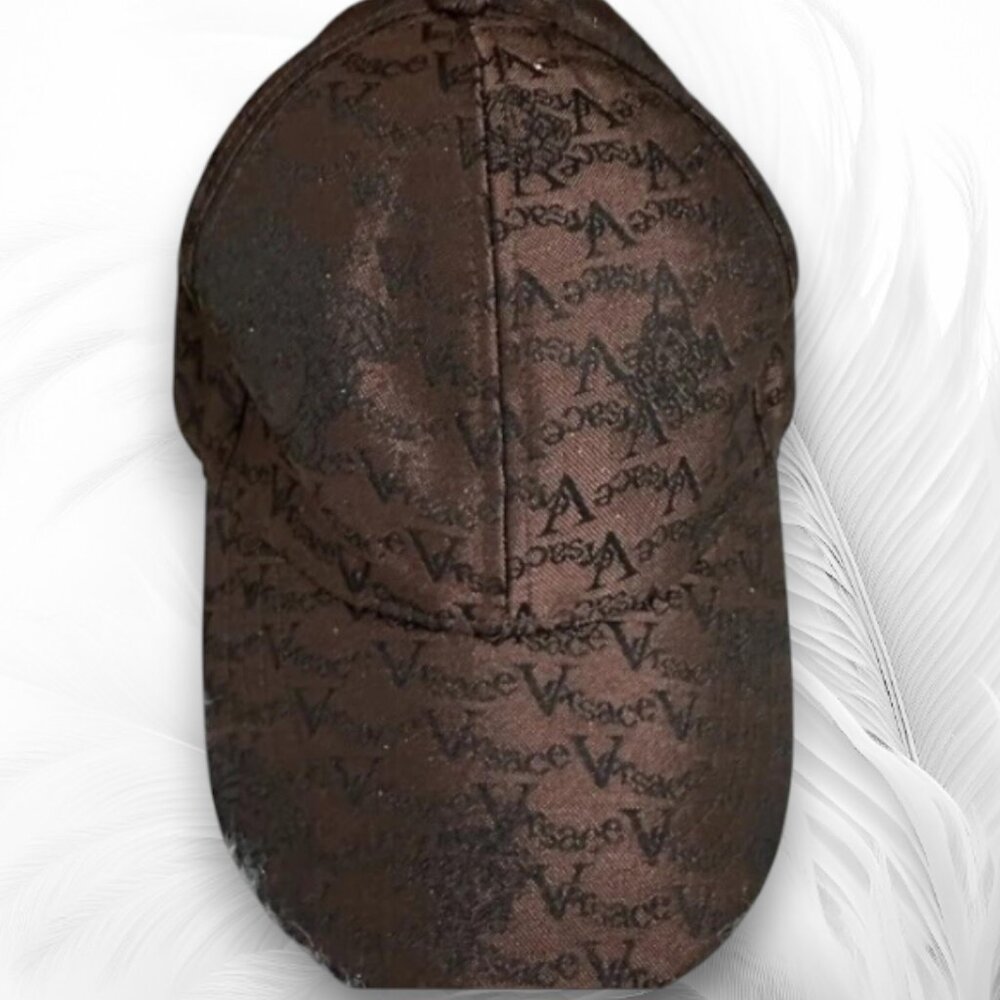 Brown Print Baseball Cap Adjustable - image 1